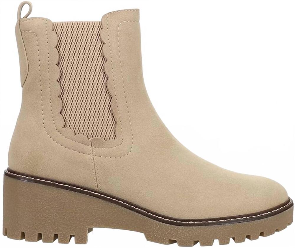 NEW MIA SHOES women's kellen chelsea boot in tan brown